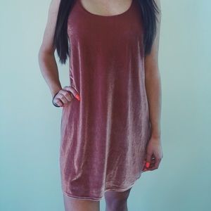 Velvet Pink Dress